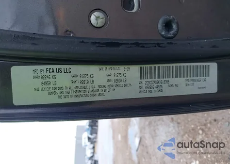 2019 Dodge Challenger Sxt из США, поврежденный, VIN 2C3CDZAG2KH618358